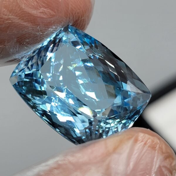 Natural Sky Blue Topaz – 51.39 Carats – Rectangular Cushion Mixed Cut – Eye-Clean Transparent Gemstone for Jewelry, Healing & Collection