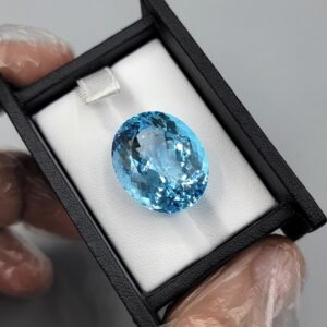 38.67 Carat Natural Sky Blue Topaz - Flawless Gemstone from Brazil