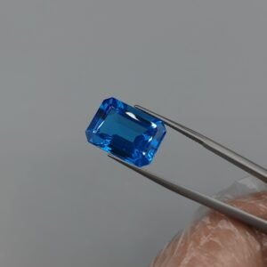Brazil Origin - High-Quality Swiss Blue Topaz - Emerald Cut 27.03 Carat