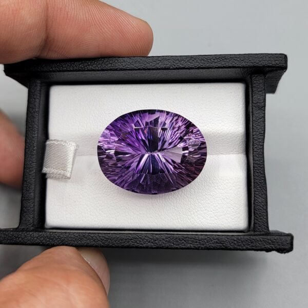 Natural Amethyst Gemstone - 32.81 Carats, 100% Clean from Brazil