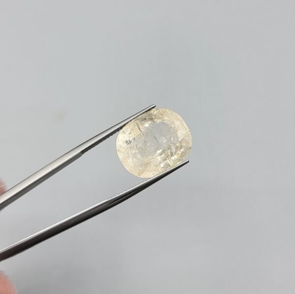 Natural Yellow Topaz - 17.11 Carat, Cushion Cut, GGI Laboratory Certified