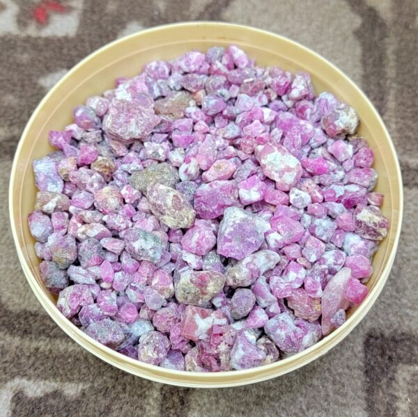 Natural Ruby (Yaqoot) Specimen – 1KG Lot – Origin Afghanistan Kabul – Untreated Raw Gemstones