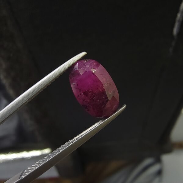 Natural Ruby - Weight 3.82 Carat - Origin Kabul (Afghanistan)