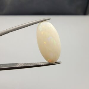 Natural Australian Opal – 4.29 Carats – Oval Cabochon with Play-of-Color