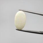 Natural Australian Opal – 3.18 Carats – Oval Cabochon Gemstone with Play-of-Color