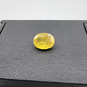 Natural Yellow Sapphire – 4.37 Carat | African Origin Gemstone