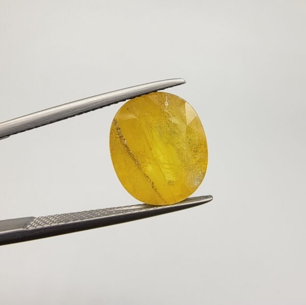 Natural Yellow Sapphire – 8.06 Carat | African Origin Gemstone