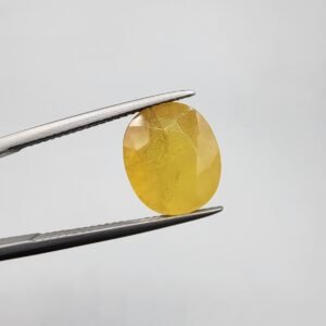 Natural Yellow Sapphire – 6.51 Carat | African Origin Gemstone