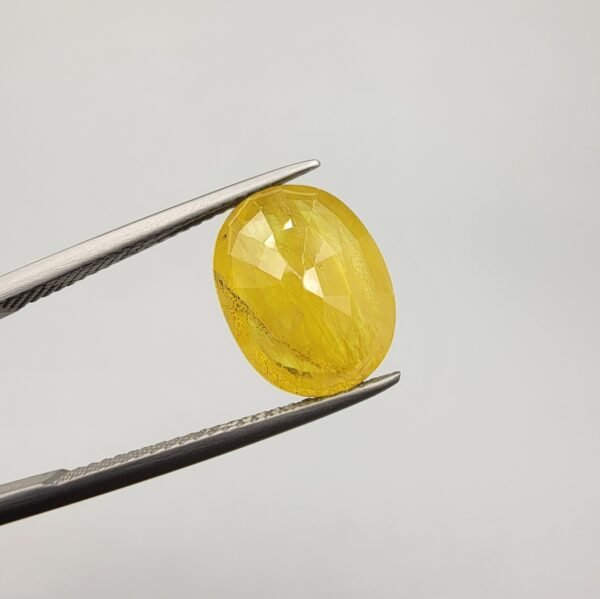 Natural Yellow Sapphire – 7.15 Carat | African Origin Gemstone