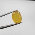 Natural Yellow Sapphire – 7.01 Carat | African Origin Gemstone
