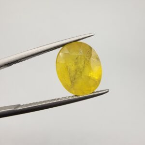 Natural Yellow Sapphire – 5.66 Carat | African Origin Gemstone