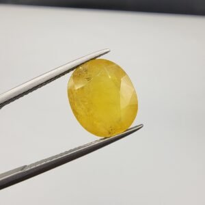 Natural Yellow Sapphire – 7.86 Carat | African Origin Gemstone