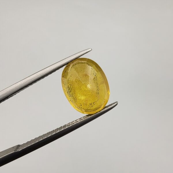 Natural Yellow Sapphire – 5.34 Carat | African Origin Gemstone