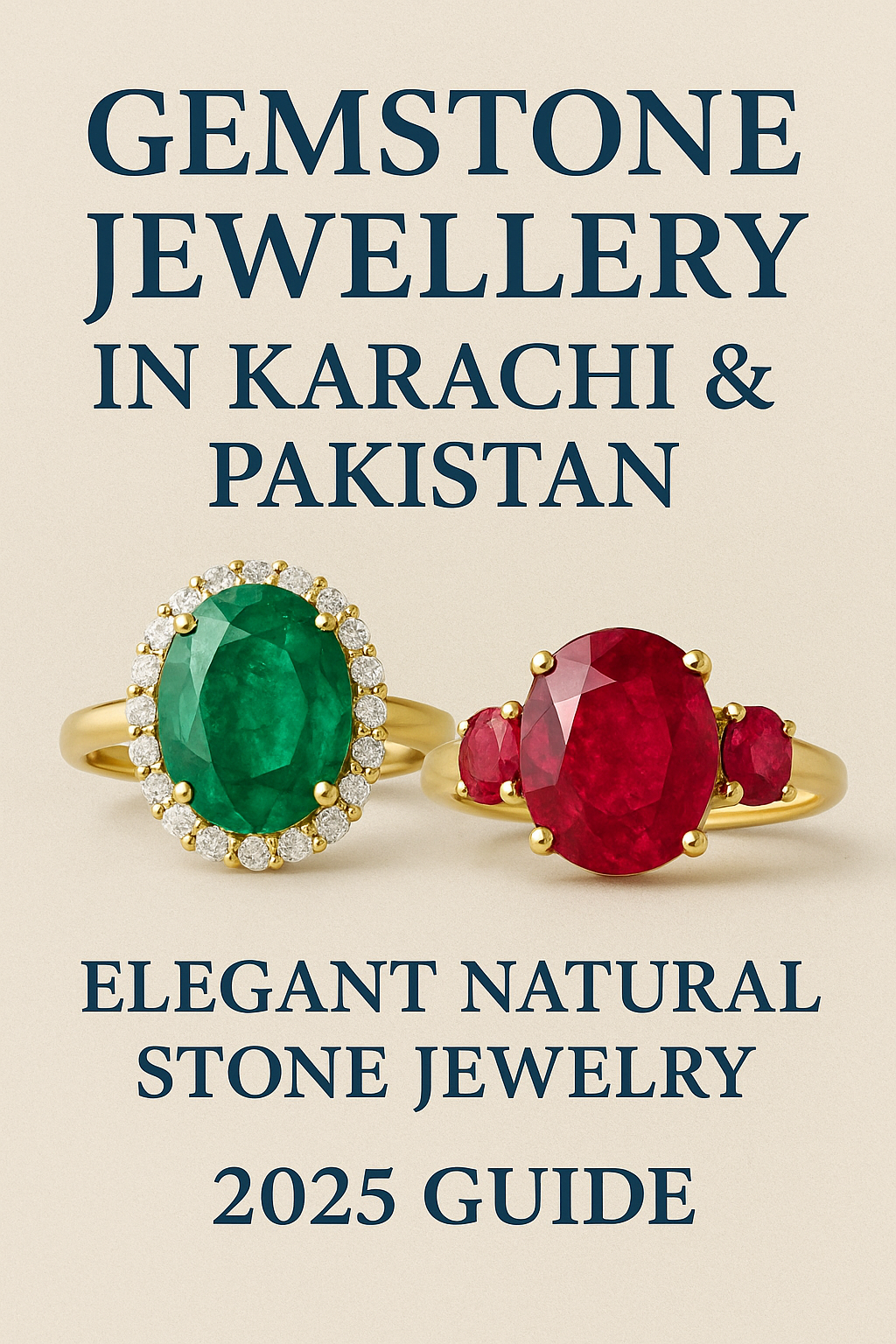 Gemstone Jewellery in Karachi & Pakistan – Elegant Natural Stone Jewelry 2025 Guide