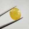 Natural Yellow Sapphire (Pukhraj) – 7.04 Carat | African Origin Gemstone