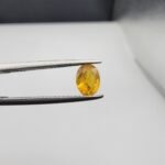Natural Yellow Sapphire (Pukhraj) – 0.94 Carat – Origin Madagascar – Oval Cut Gemstone