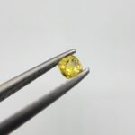 Natural Yellow Sapphire (Pukhraj) – 0.17 Carat – Origin Madagascar – Cushion Cut Gemstone