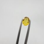 Natural Yellow Sapphire (Pukhraj) – 0.71 Carat – Origin Madagascar – Oval Cut Gemstone