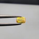 Natural Yellow Sapphire (Pukhraj) – 0.53 Carat – Origin Madagascar – Cushion Cut Gemstone