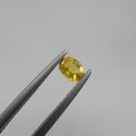 Natural Yellow Sapphire (Pukhraj) – 0.34 Carat – Origin Madagascar – Oval Cut Gemstone
