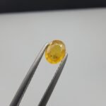 Natural Yellow Sapphire (Pukhraj) – 0.59 Carat – Origin Madagascar – Oval Cut Gemstone