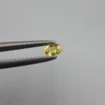 Natural Yellow Sapphire (Pukhraj) – 0.15 Carat – Origin Madagascar – Oval Cut Gemstone