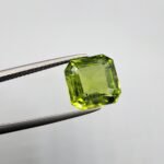 Natural Peridot – 5.04 Carat – Origin Kohistan Valley (Pakistan) – Cushion Cut Gemstone with Beautiful Inclusions