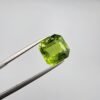 Natural Peridot – 7.29 Carat – Kohistan Valley (Pakistan) – Cushion Cut Gemstone with Beautiful Natural Inclusions