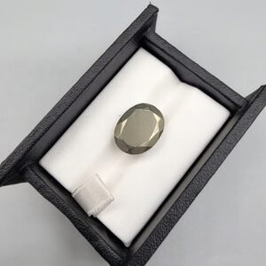 Natural Pyrite – 16.34 Carat – Faceted Oval Shape – Collector’s Metallic Gemstone