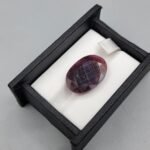 High-quality natural ruby, 23.96 carat, Mozambique origin, unheated and untreated, deep red gemstone for jewelry and collection.