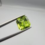 3.16 Carat Natural Peridot Zabarjad stone from Kohistan Pakistan, untreated green gemstone
