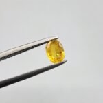Natural Yellow Sapphire (Pukhraj) – Weight 0.64 Carat – Madagascar Origin Gemstone