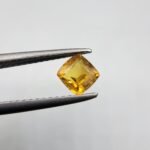 Natural Yellow Sapphire (Pukhraj) – Weight 0.69 Carat – Madagascar Origin Gemstone