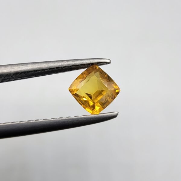 Natural Yellow Sapphire (Pukhraj) – Weight 0.69 Carat – Madagascar Origin Gemstone