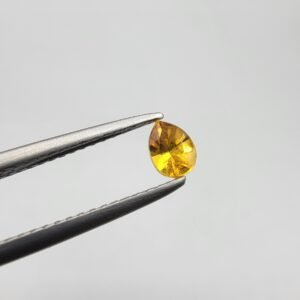 Natural Yellow Sapphire (Pukhraj) – Weight 0.28 Carat – Madagascar Origin Gemstone