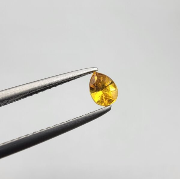 Natural Yellow Sapphire (Pukhraj) – Weight 0.28 Carat – Madagascar Origin Gemstone