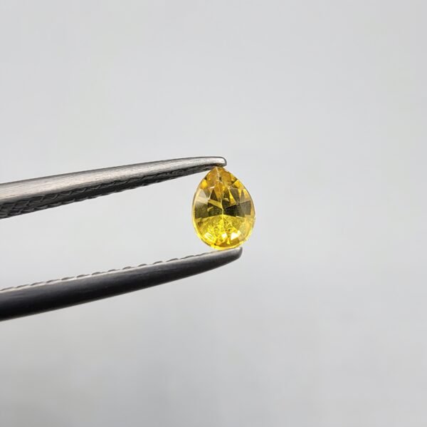 Natural Yellow Sapphire (Pukhraj) – Weight 0.26 Carat – Madagascar Origin Gemstone
