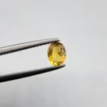 Natural Yellow Sapphire (Pukhraj) – Weight 0.48 Carat – Madagascar Origin Gemstone