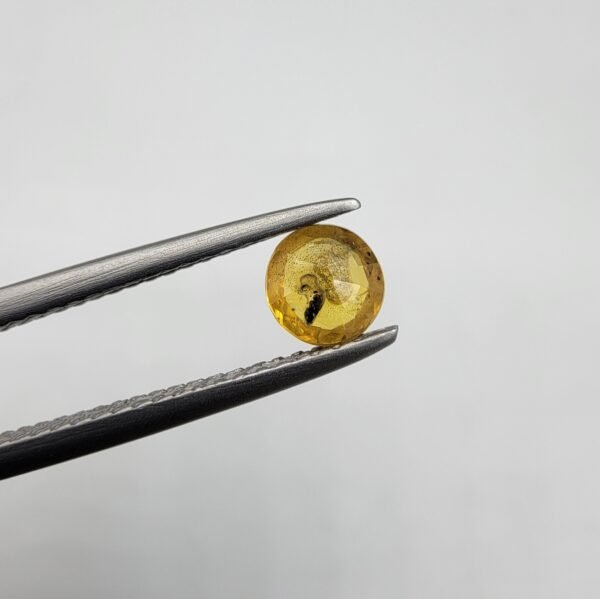 Natural Yellow Sapphire (Pukhraj) – Weight 0.42 Carat – Madagascar Origin Gemstone