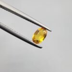 Natural Yellow Sapphire (Pukhraj) – Weight 0.41 Carat – Madagascar Origin Gemstone