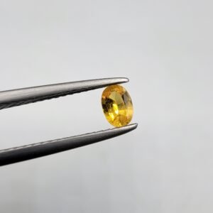 Natural Yellow Sapphire (Pukhraj) – Weight 0.32 Carat – Madagascar Origin Gemstone