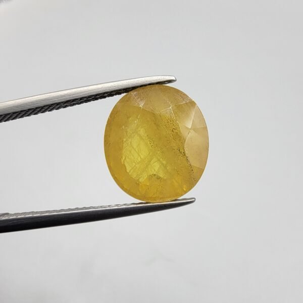 Natural Yellow Sapphire – 7.82 Carat | African Origin Gemstone