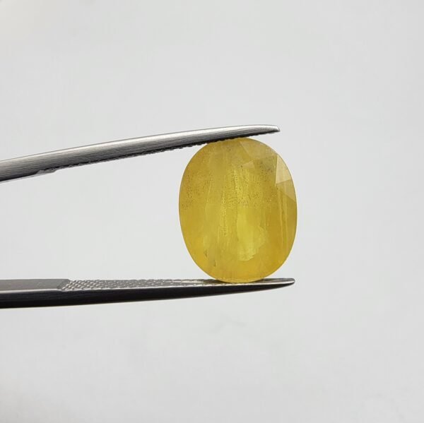 Natural Yellow Sapphire – 6.99 Carat | African Origin Gemstone
