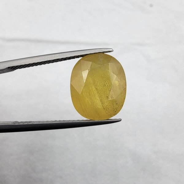Natural Yellow Sapphire – 8.20 Carat | African Origin Gemstone
