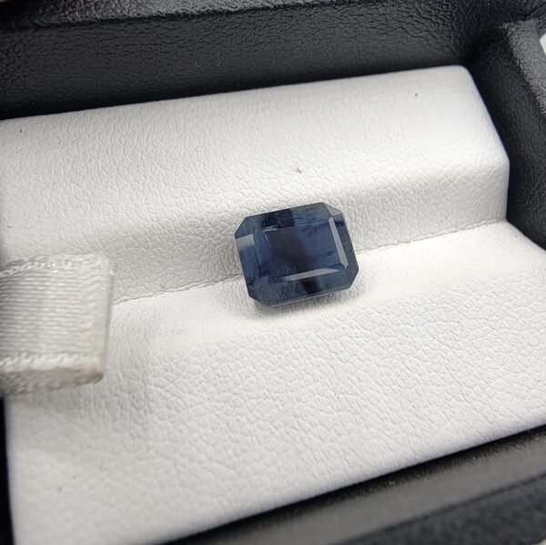 Natural Blue Sapphire (Neelam) – 4.61 Carat – Afghanistan Origin – Emerald Cut