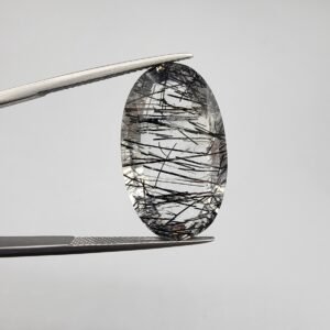 Natural Rutilated Quartz (Moh-e-Najaf) – 18.07 Carat – Iraq (Najaf) Origin – Oval Cut Gemstone