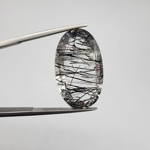 Natural Rutilated Quartz (Moh-e-Najaf) – 18.07 Carat – Iraq (Najaf) Origin – Oval Cut Gemstone
