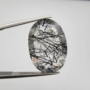 Natural Rutilated Quartz (Moh-e-Najaf) – 19.24 Carat – Iraq (Najaf) Origin – Oval Cut Gemstone