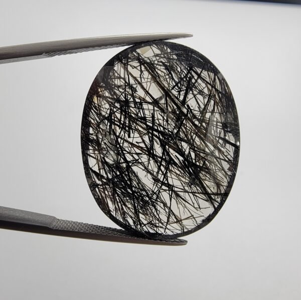 Natural Rutilated Quartz (Moh-e-Najaf) – 42.08 Carat – Iraq (Najaf) Origin – Oval Cut Gemstone