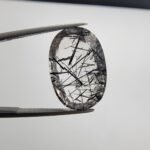 Natural Rutilated Quartz (Moh-e-Najaf) – 17.49 Carat – Iraq (Najaf) Origin – Oval Cut Gemstone